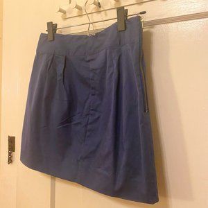 Silence + Noise Pleated Zip Navy Miniskirt - Sz 6